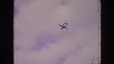 Philadelphia Pennsylvania USA (1964): Flying Aircraft Above The Sky