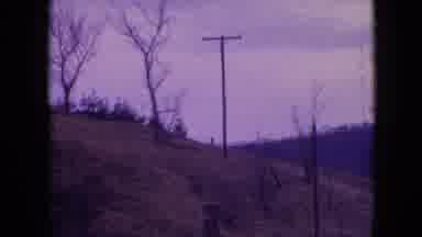 Philadelphia Pennsylvania USA (1964): A Boy Running On The Side Of The Hill