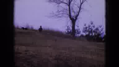 Philadelphia Pennsylvania USA (1964): A Guy Flying His Kite In Middle Of Field
