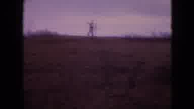 Philadelphia Pennsylvania USA (1964): Man In A Field Flying A Kite