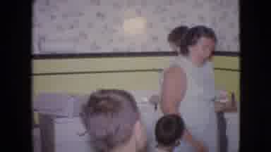 Philadelphia Pennsylvania USA (1964): Goldfish Tank People Inside