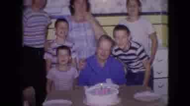 Philadelphia Pennsylvania USA (1964): A Family At Home Enjoys A Birthday