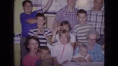 Philadelphia Pennsylvania USA (1964): A Large Family With Several People Posing