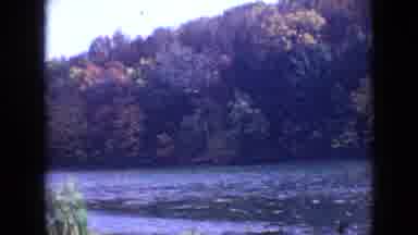 Philadelphia Pennsylvania USA (1964): Pretty, Serene Landscape Of Trees, Mountain
