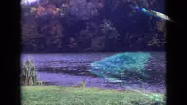 Philadelphia Pennsylvania USA (1964): Person Walking To The End Of A Lake Or River