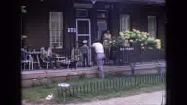 Philadelphia Pennsylvania USA (1964): Happy Elder Waves Happily At Everyone