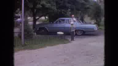 Philadelphia Pennsylvania USA (1964): Clip Of Relatives Leaving On An Errand From