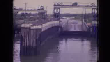 Philadelphia Pennsylvania USA (1964): A Ship Docking On Delaware