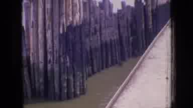 Philadelphia Pennsylvania USA (1964): Tugboat Is Quickly Sailing Along From The