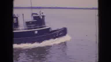 Philadelphia Pennsylvania USA (1964): Boat Moving On Water And More Boats On
