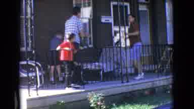 New Jersey USA (1965): Teenage Boys In Argument Threatening Brother Attempting To