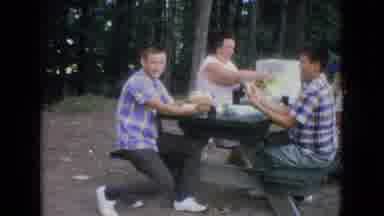 New Jersey USA (1965): Me And My Brother At Family Picnic