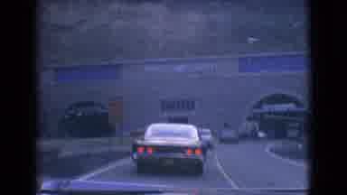 New Jersey USA (1965): Driving Through Almost Obsolete Tunnels For Traffic,
