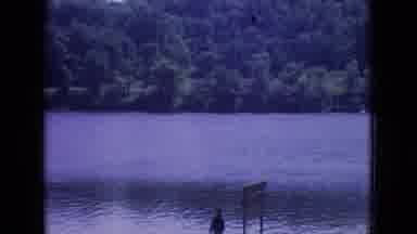 New Jersey USA (1965): Person Standing By A Lake