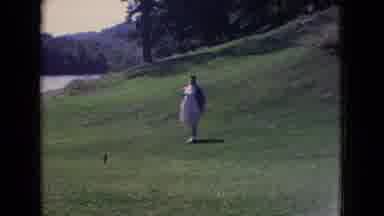 New Jersey USA (1965): Vacation Family Fun Fishing On The Lake Beautiful Scenery