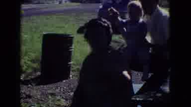 New Jersey USA (1965): Backyard Family Gathering With Fun Entertainment