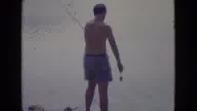 New Jersey USA (1965): People Exploring And Fishing In A Forested Rural Area