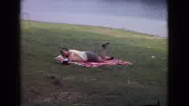 New Jersey USA (1965): Person Laying In The Grass