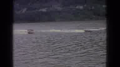 New Jersey USA (1965): Speed Boats In Calm Lake