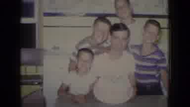 New Jersey USA (1965): Five Brothers Smiling And Happy
