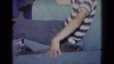 New Jersey USA (1965): Kids At Home; One With A Cat Sleeping Next To Him, One