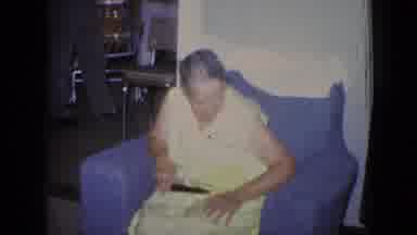 New Jersey USA (1965): Grandmother Laughs At Drunk Child