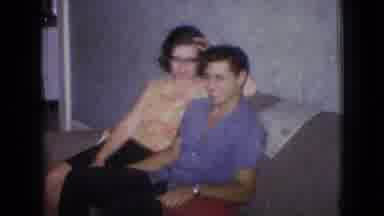 New Jersey USA (1965): Family Gathering Meeting In Living Room