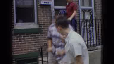New Jersey USA (1965): A Group Of Guys Sparring Then Driving Through A Toll Booth