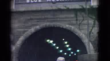 New Jersey USA (1965): Going Through The Kittatinny Mountain Tunnel On Summer