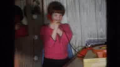 Athens Ohio USA (1966): Girl Laughing On The Phone