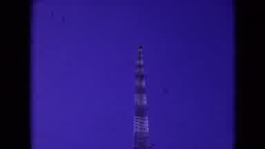 Athens Ohio USA (1966): A Shot Of A Tower, Then People Skating On Ice