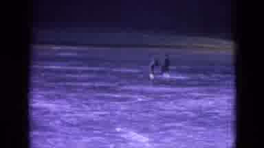 Athens Ohio USA (1966): A Family Has A Family Day On The Ice The Dad Is A Previous