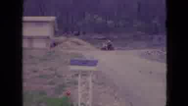 Athens Ohio USA (1966): Person Riding Scooter