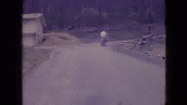 Athens Ohio USA (1966): Man On Scooter