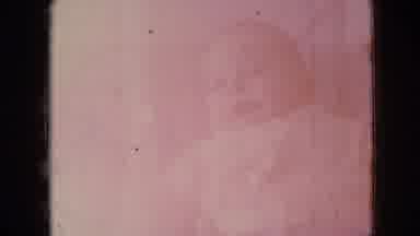 Athens Ohio USA (1966): Home Movie Clip Showing Baby In Bassinet