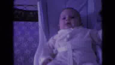 Athens Ohio USA (1966): Baby Laying Down With S Cat And Dog Under The Baby