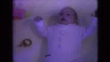 Athens Ohio USA (1966): Newborn Baby In Crib