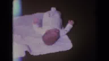 Athens Ohio USA (1966): Infant On Blanket