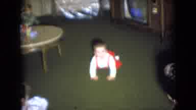 Athens Ohio USA (1966): Playing With Baby On The Floor