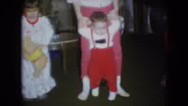 Athens Ohio USA (1966): Toddler Siblings Playing