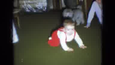 Athens Ohio USA (1966): Children Humans Baby Crawling On Floor Children Playing