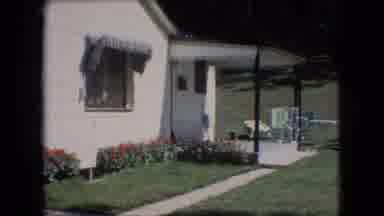 Athens Ohio USA (1966): Girl Wonders If There Is Anybody Home On This Sunny Day
