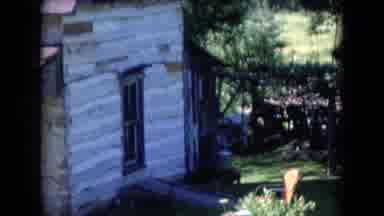 Athens Ohio USA (1966): Run Down Old Home With Front Porch And Young Woman At The