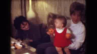 Athens Ohio USA (1966): Family Gathering Around The Table