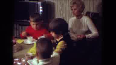 Athens Ohio USA (1966): Family Celebrating ChildâS Birthday