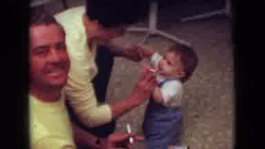 Athens Ohio USA (1966): Family Moments Snacking Time