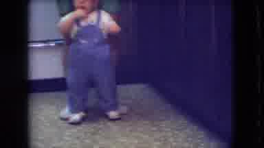 Athens Ohio USA (1966): Parent Helps Child Learn To Walk