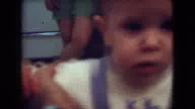 Athens Ohio USA (1966): Toddler Looks Around In Wonder