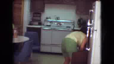Athens Ohio USA (1966): Mum And Son Looking After Him Cleaning Doing Washing