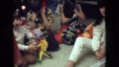 ATHENS OHIO USA-1966: Family Gifts Happy Folks